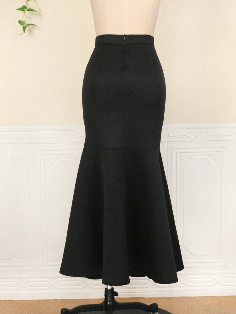 Женская юбка с высокой талией оборками и бусинами в африканском стиле | одежда