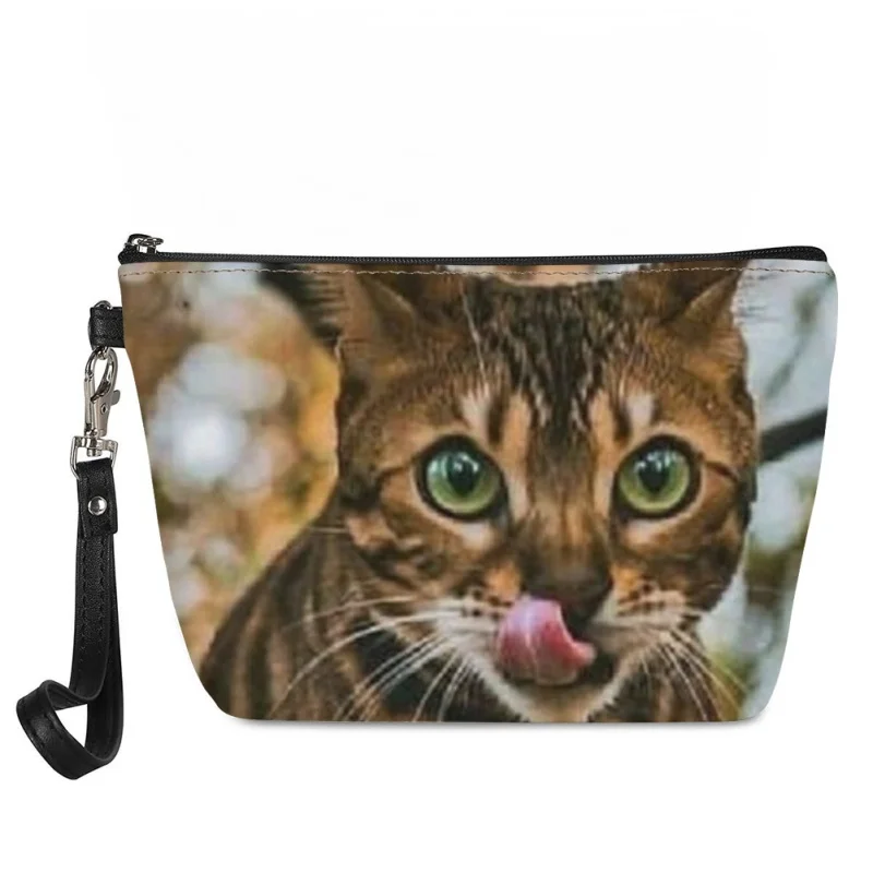 

Custom Women's Bag Animal Pattern Senior Large Volume Cosmetic Bag
