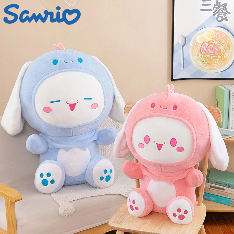 

Новинка, милая плюшевая игрушка Sanrio в стиле корикоричной, 35-60 см, мягкие Мультяшные куклы Kawayi, плюшевая подушка, подушка, украшение для комнаты, подарок на день рождения для детей