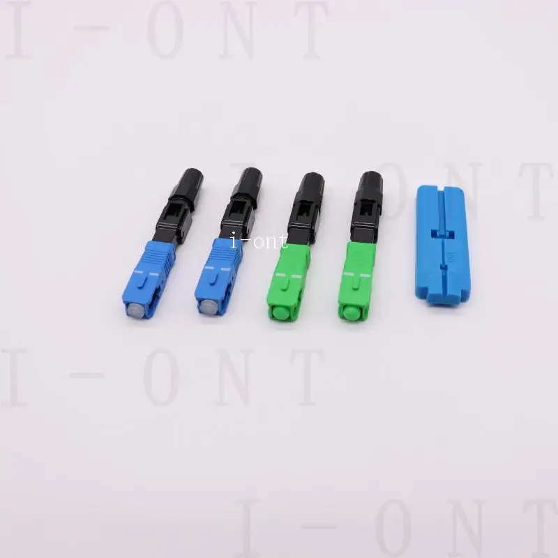 Free Shipping FTTH SC APC UPC Single-Mode Fiber Optic SC Quick Connector FTTH Fiber Optic Fast Connector SC Connector