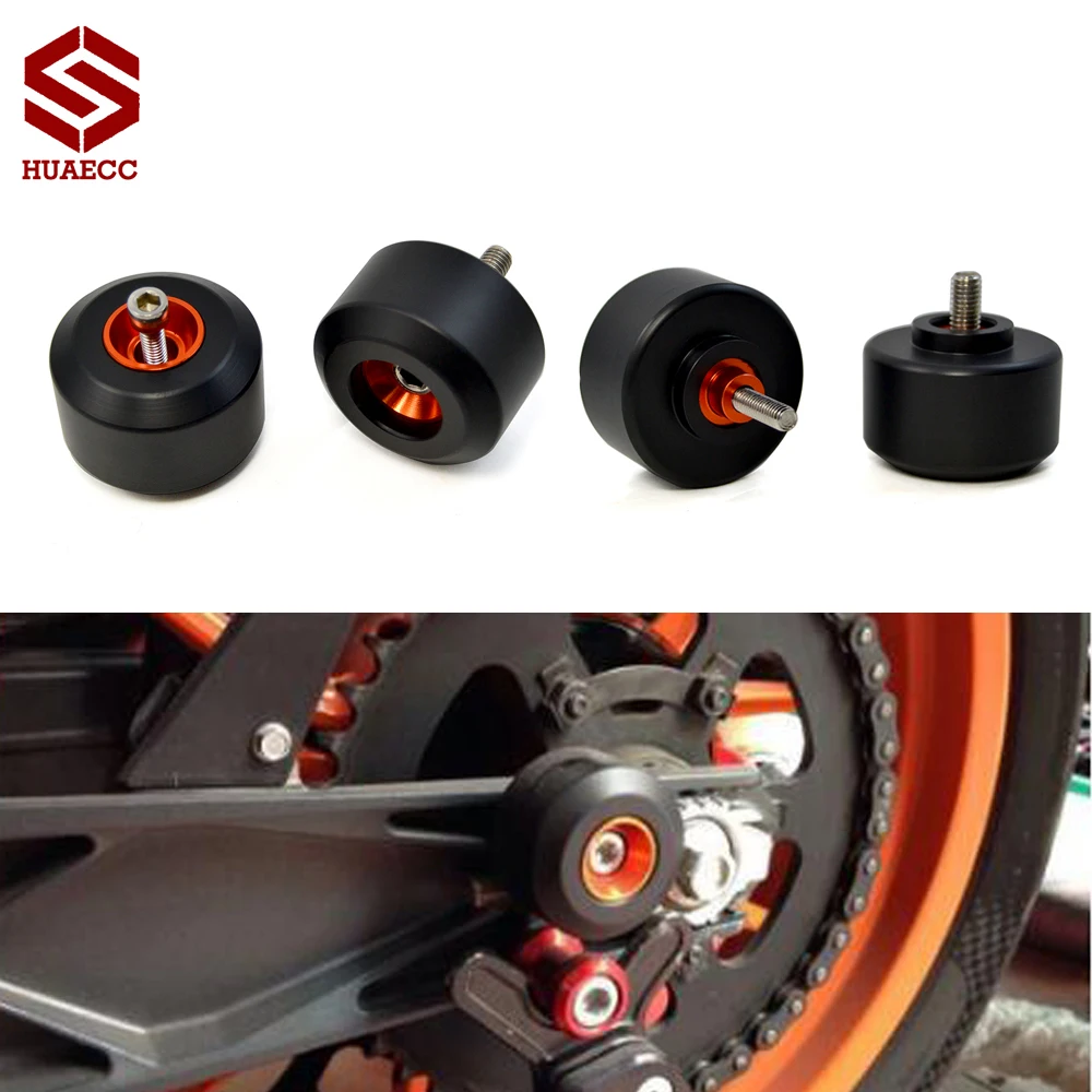 

CNC Front Rear Fork Wheel Frame Slider Crash Protector Pads Roda For KTM DUKE/RC 125 200 250 390 DUKE125 200 DUKE250 DUKE390