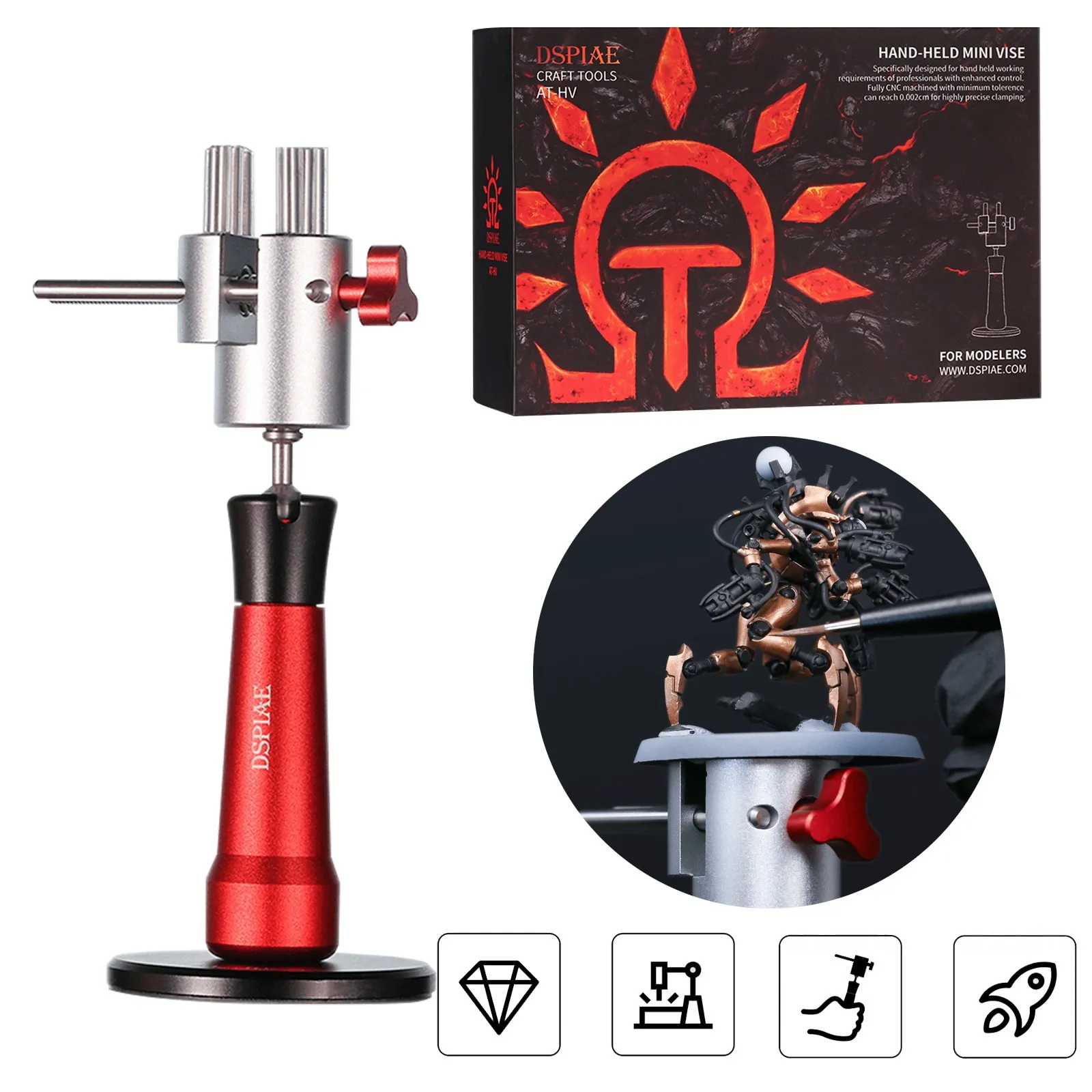 Настольные тиски DSPIAE универсальные детали для электроинструментов
