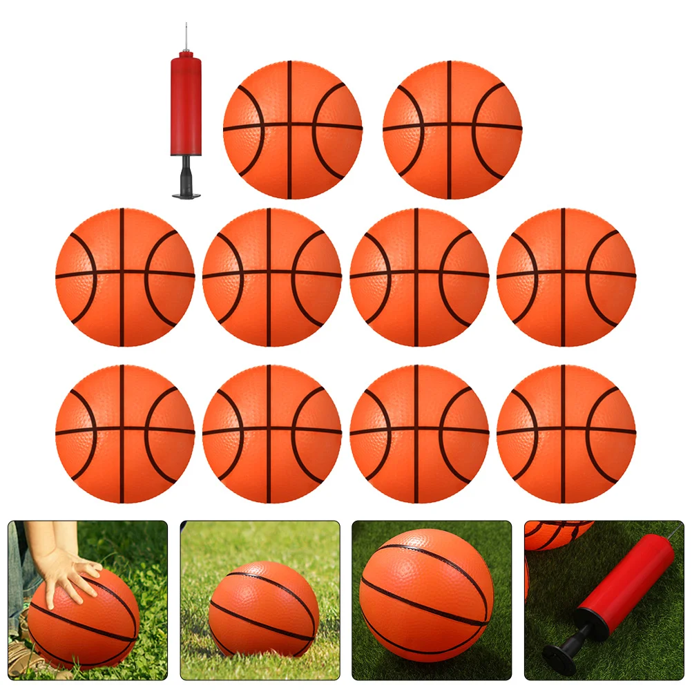 

1 Set Small Basketballs Toys Plastic Basketball Toys Children Basketball Toys Inflatable Basketball Toys for Home Children
