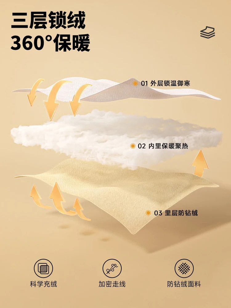 Senma up Baseball Collar Cotton-padded jacket Male 2024 Autumn and Winter Student Jacket Rhombus Fleece-lined Warm Co...