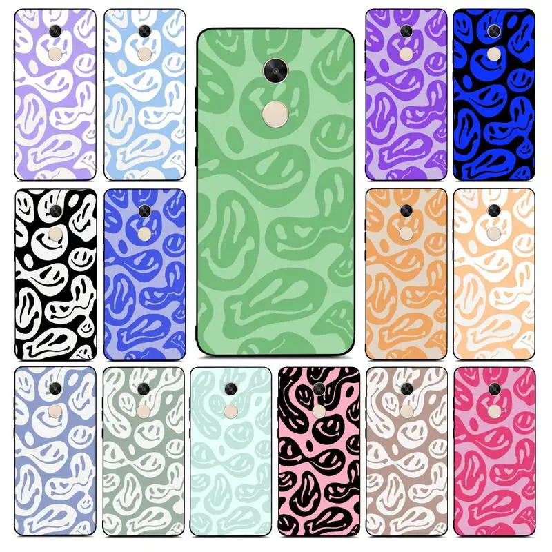 FHNBLJ Trippy Smiley Face чехол для телефона Redmi Note 8 7 9 4 6 pro max T X 5A 3 10 lite | Мобильные телефоны и