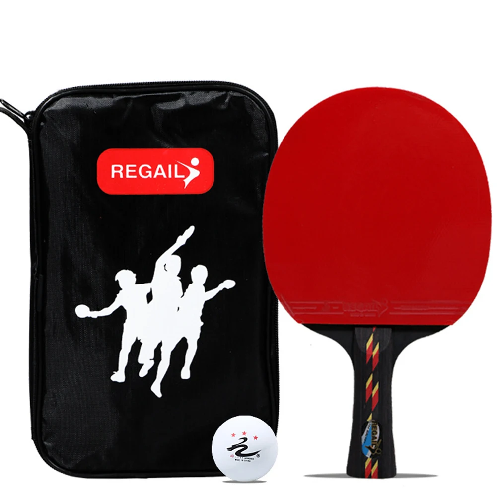 

1-6 Star Strong Spin Table Tennis Racket 7 Ply Wood Ping Pong Bat Paddle Arc Attack Type Offensive Bottom Plate Fast Break Arc