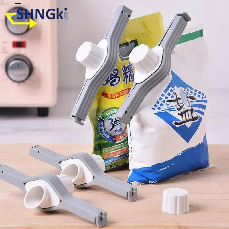 

Screw Cap Sealing Clip Seasoning Bag Milk Powder Salt Bag Sealing Clip Snack Food Preservation Clip Gadget Kitchen Accessories
