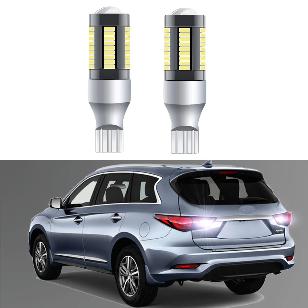 

2Pcs For Infiniti QX60 2014 2015 2016 2017 2018 2019 2020 LED Backup Reversing light Bulb Canbus No Error