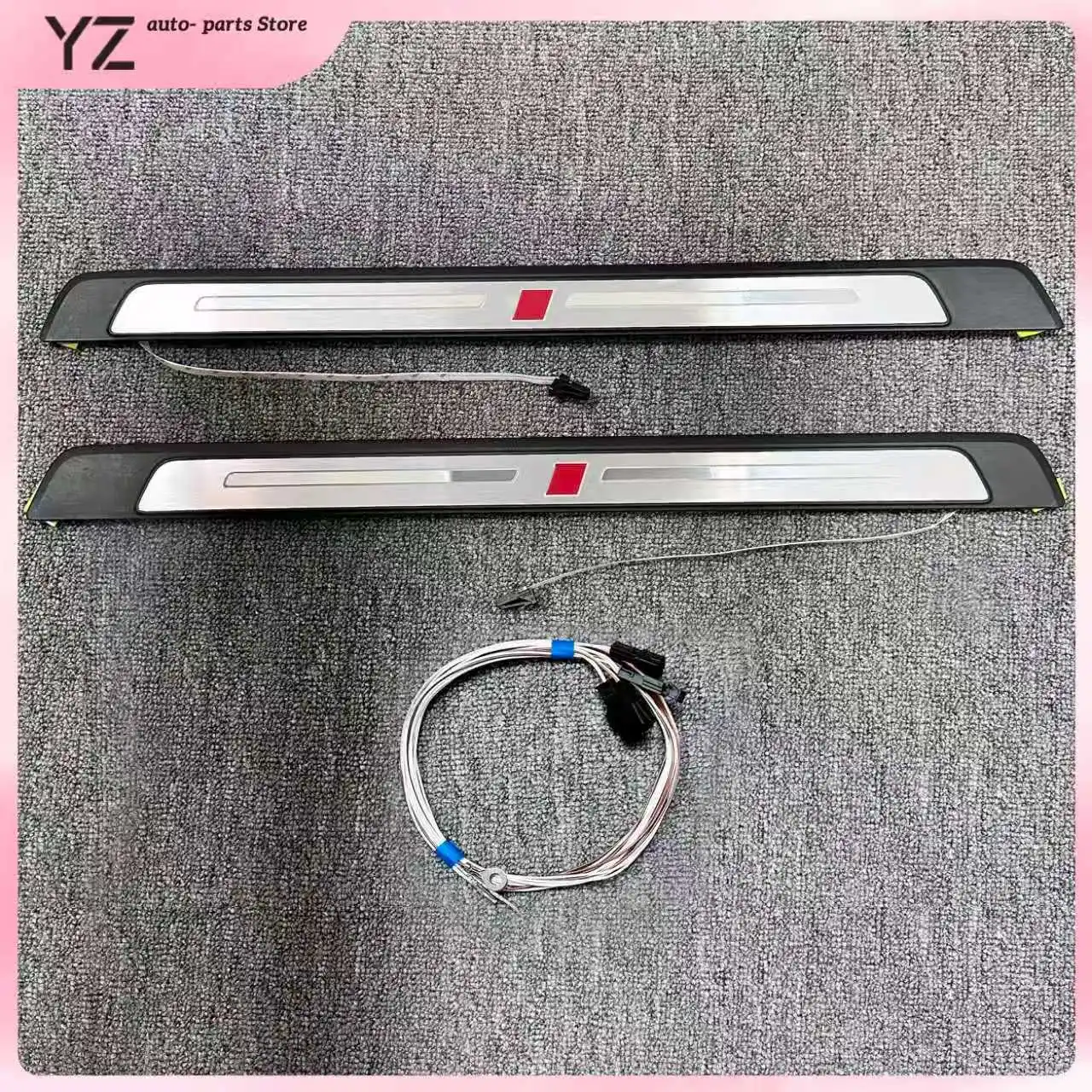 

Светодиодная пороговая лента для AUDI S A4 B9 A5 B9 S4 S5, левая и правая, цвет белый, цвет задний, источник света, Автомобильный интерьер, приветственная педаль