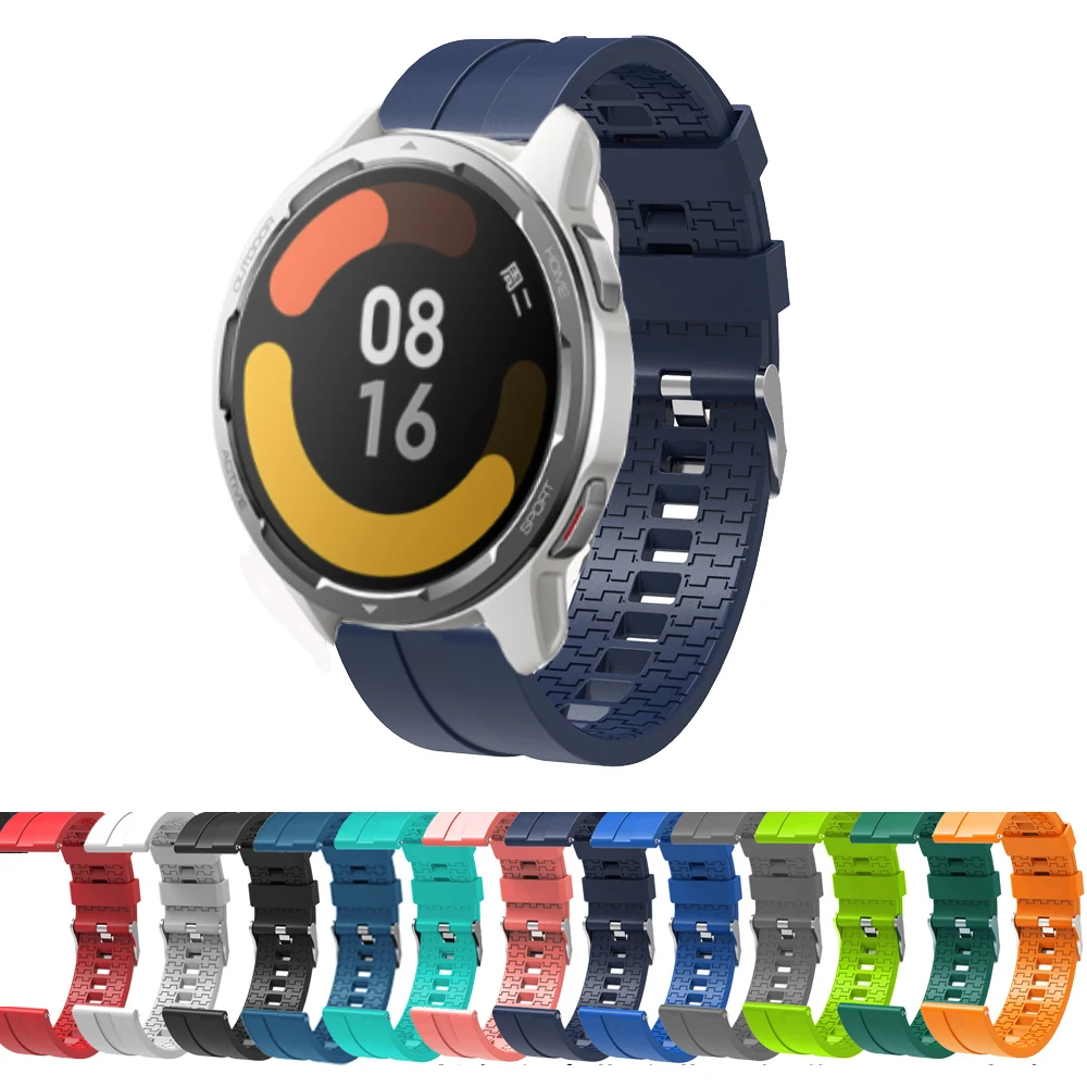 

22mm Sport Silicone strap for Xiaomi Mi Watch Color Sports Edition Bracelet band for Mi Watch Color 2 Replacement Watchbands