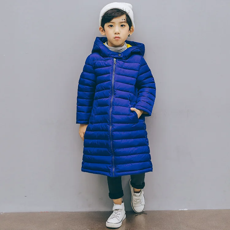 

Outerwear For Girls Boys Clothes 2-12Y Children's Coat Autumn Winter Boy Coat Girl Clothing Kids Hooded Cotton Long Jacket Baby