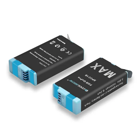 Аккумулятор Coolshow для экшн-камеры Gopro Max Battery 360 для Go Pro Max Аккумуляторы 1600 мАч