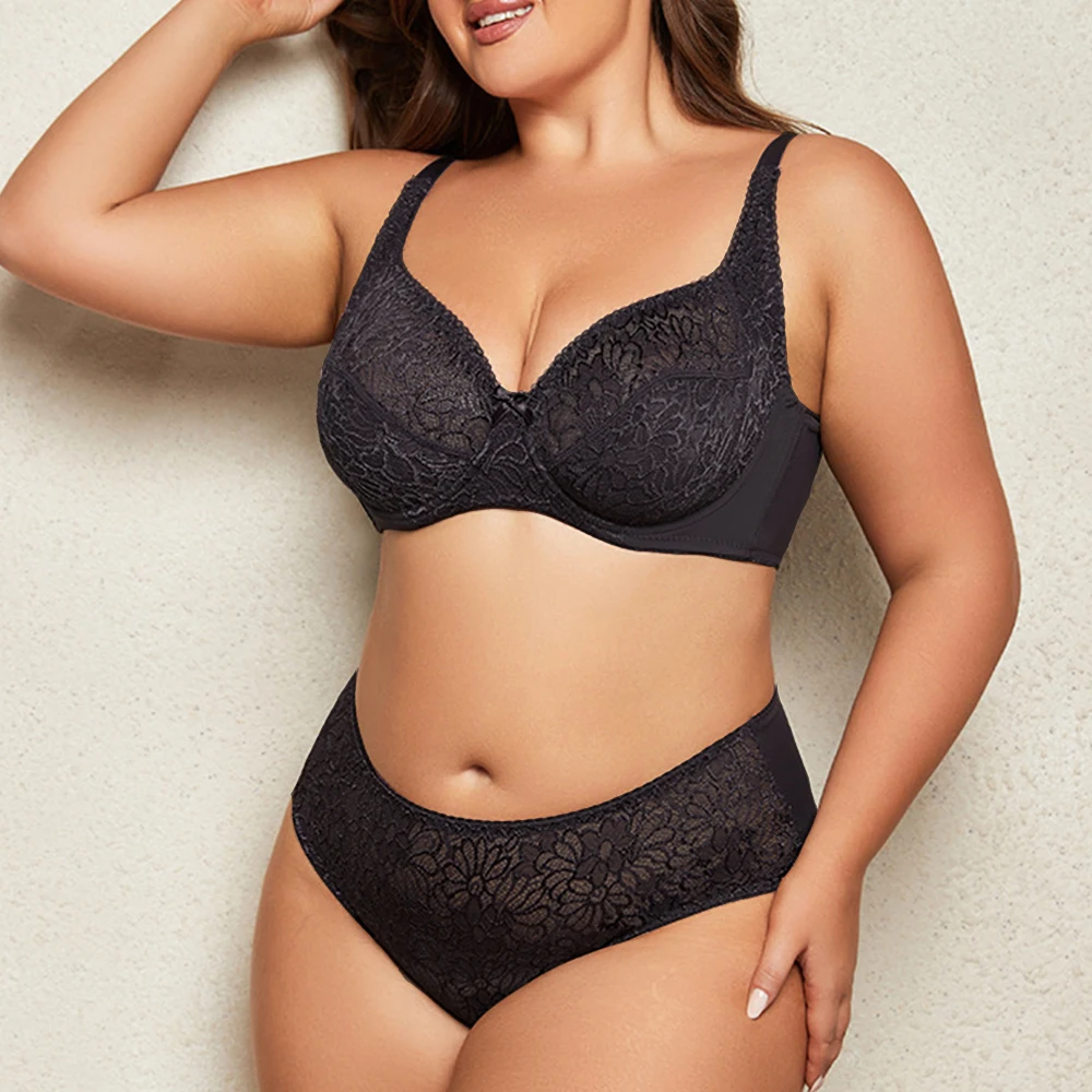 Сексуальный ультратонкий комплект нижнего белья женские кружевные комплекты с