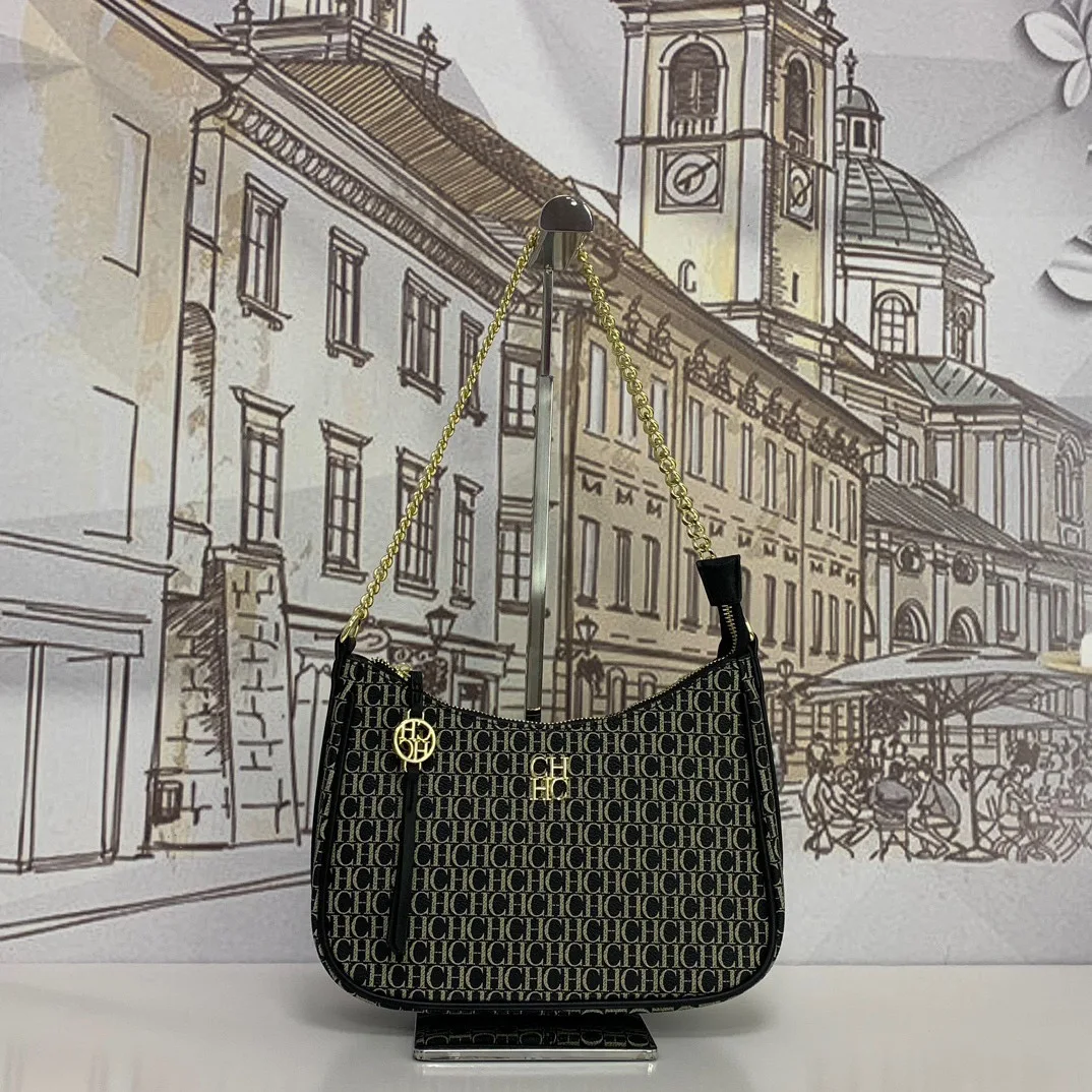 

Women's Crossbody Handbag, Bill Of Lading, Shoulder Bag, Large Space, Metal Chain, Multi-layer Space