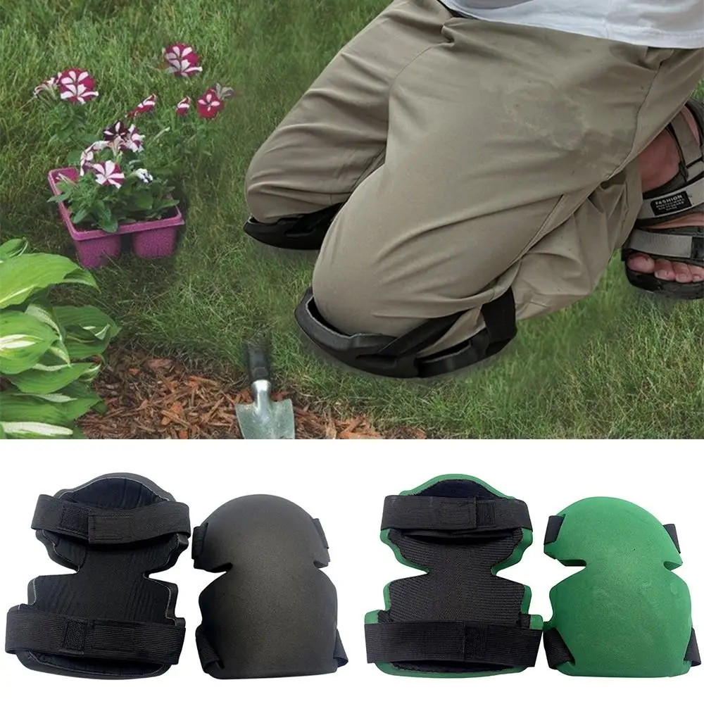 

1 Pair Black Green Knee Pads EVA Gardening Accessories Kneen Protector Working Supplies Safety Supplies Kneeling Padding Unisex