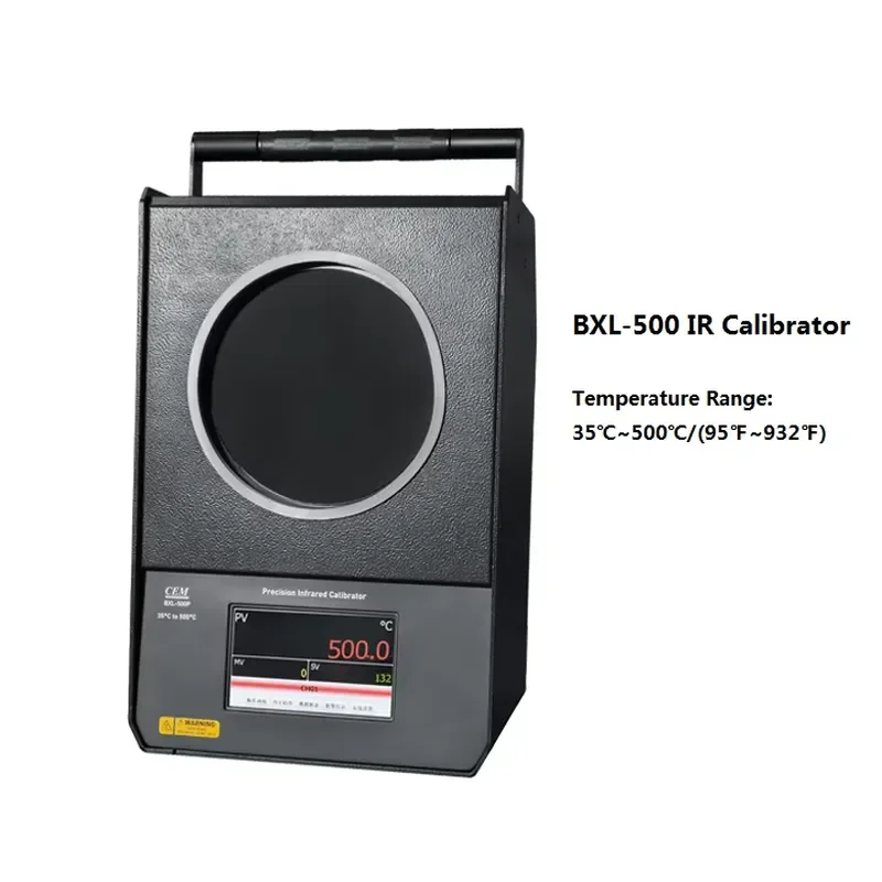 Фото CEM BXL-500 OEM/ODM Прецизионный калибратор температуры от 35 до 500 градусов Цельсия с ЖК-дисплеем, размер целикового датчика 6 дюймов (152,4 мм) №1
