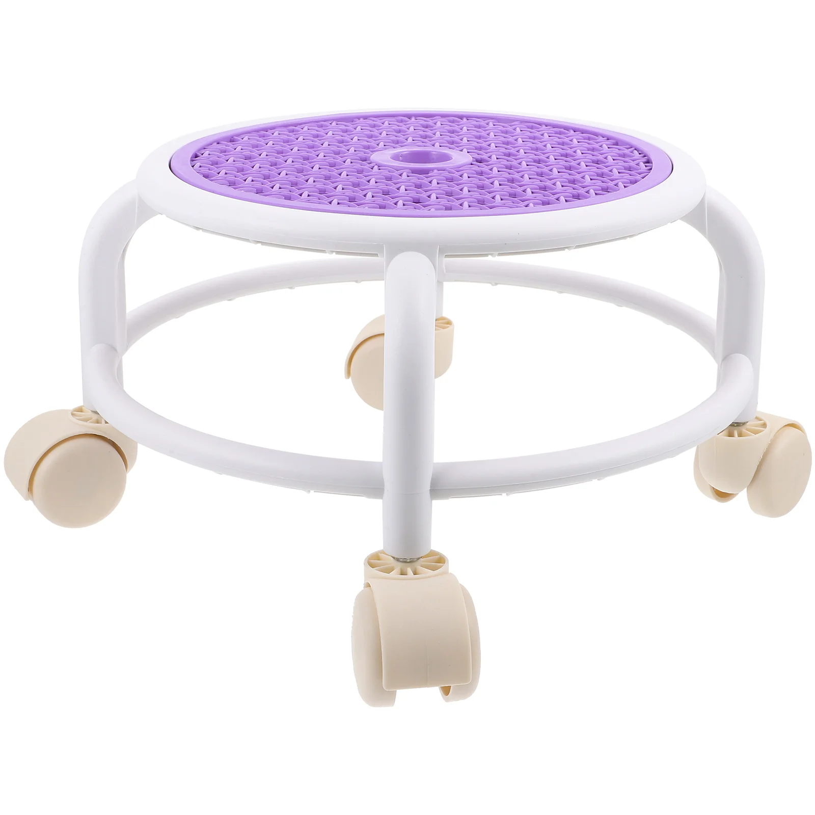 

Table Round Low Small Stool Rolling Pedicure Plastic Swivel Stools with Wheels Office