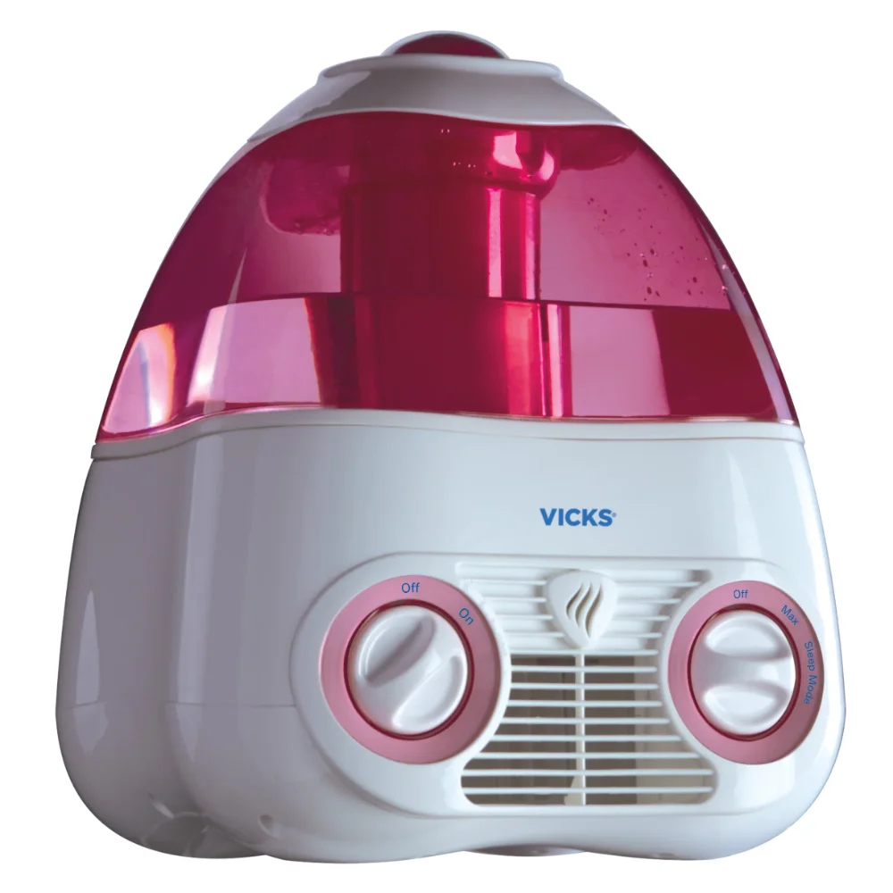 

Vicks Starry Night Cool Mist Humidifier, V3700M, Pink humidifier