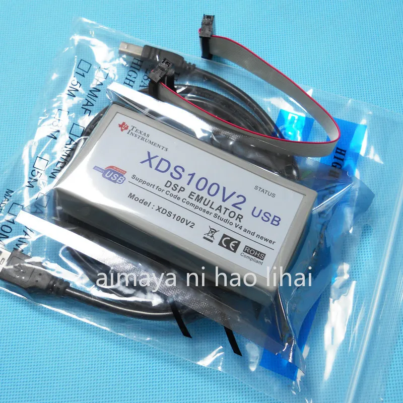 Фото Эмулятор XDS100V2 V3 TI DSP ARM, кабель для загрузки и прошивки, USB2.0, поддержка CCS4 №3