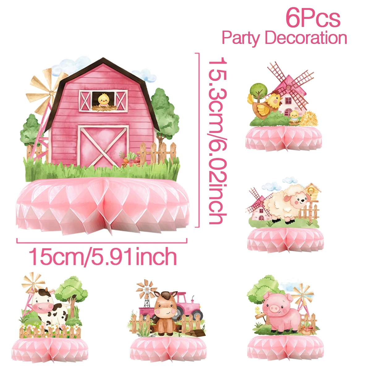 

Картонная подставка для торта "Ферма" Huiran