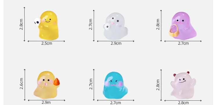 

Миниатюрные светящиеся призраки Tongyue