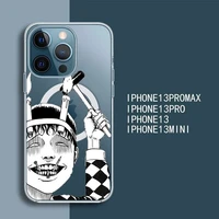 junji ito collection tees horror phone case transparent magsafe magnetic magnet for iphone 13 12 11 pro max mini