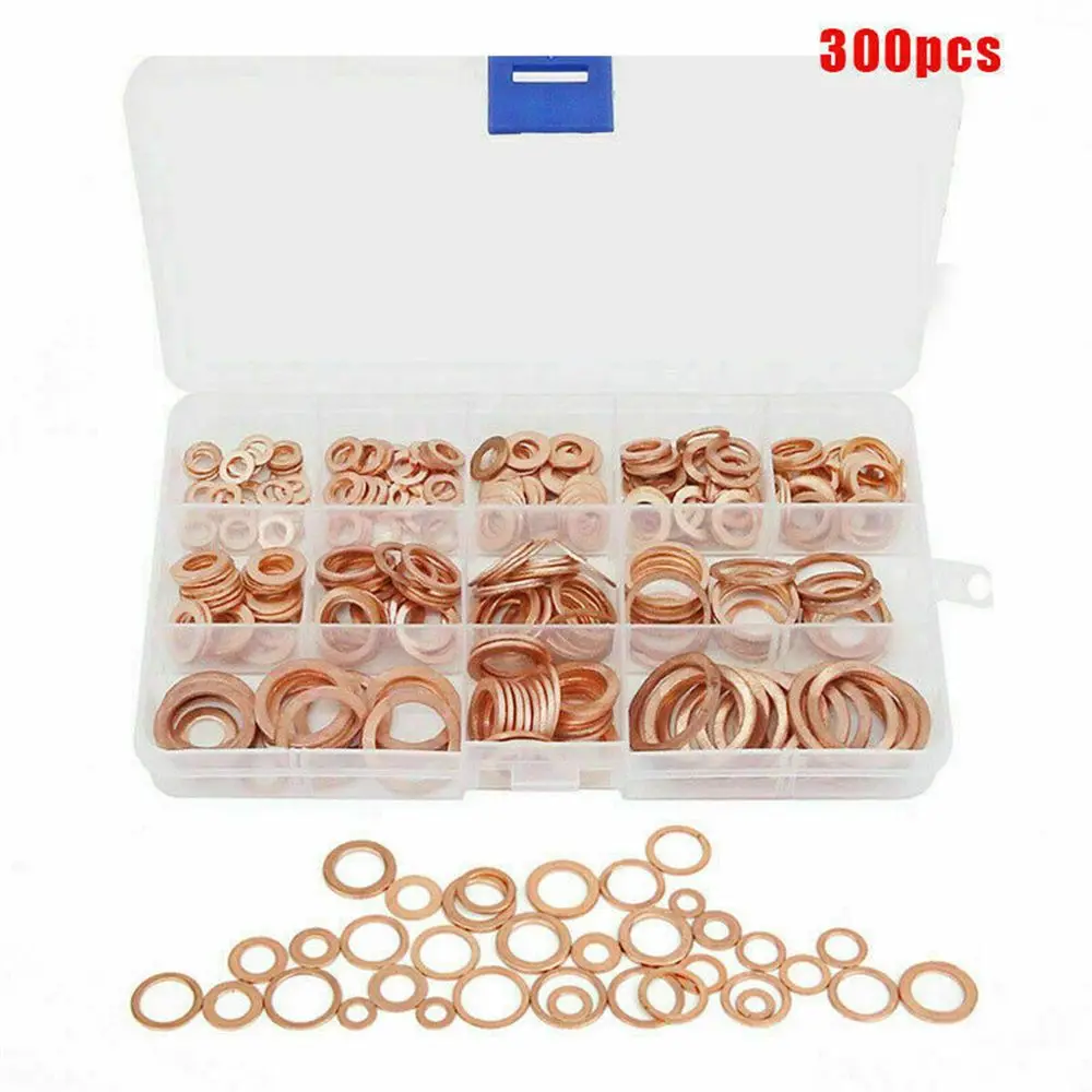 300 шт. металлические крепежные детали для автомобильного двигателя комплект шайб