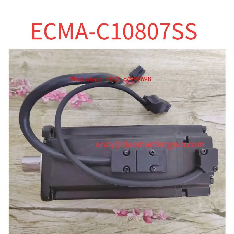 Б/у Серводвигатель ECMA-C10807SS мощность 0 75 кВт тест ОК