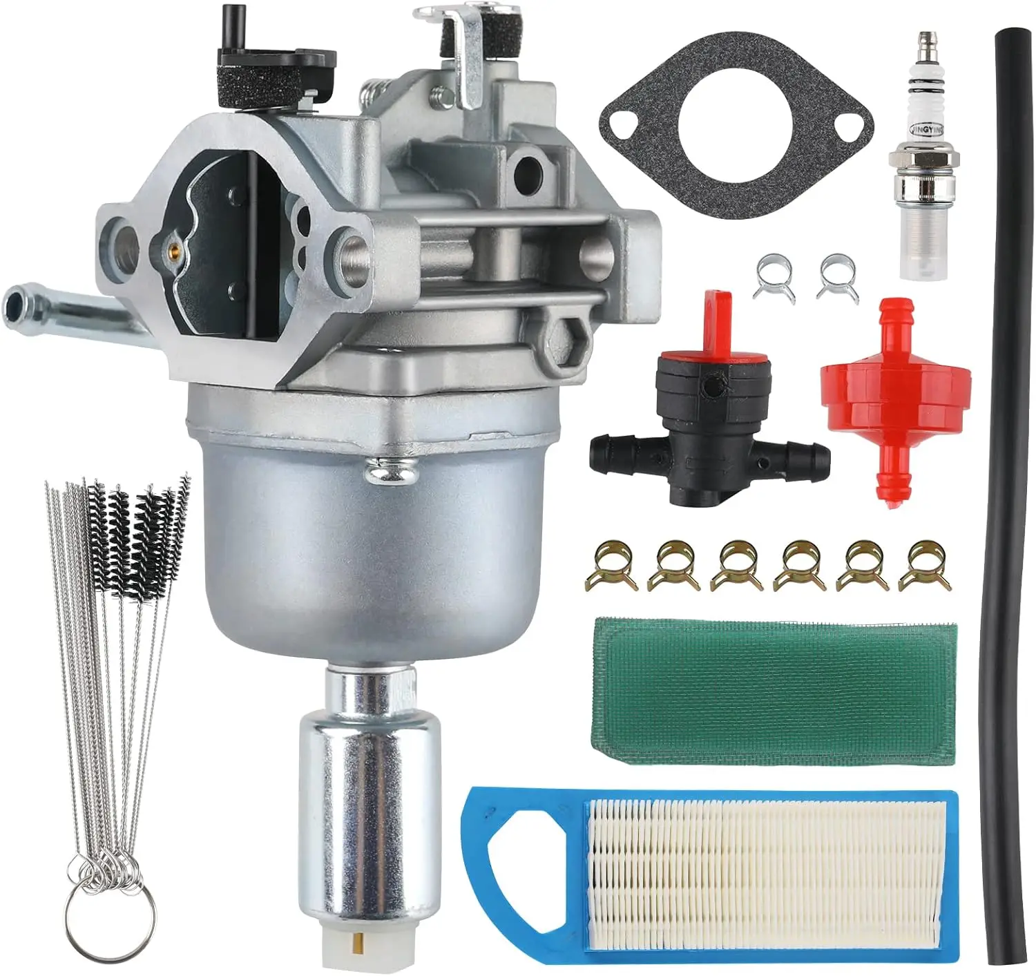 Фото Карбюратор для Briggs Stratton 594601 796587 591736 19-21HP, для тракторов-газонокосилок Craftsman Nikki №1