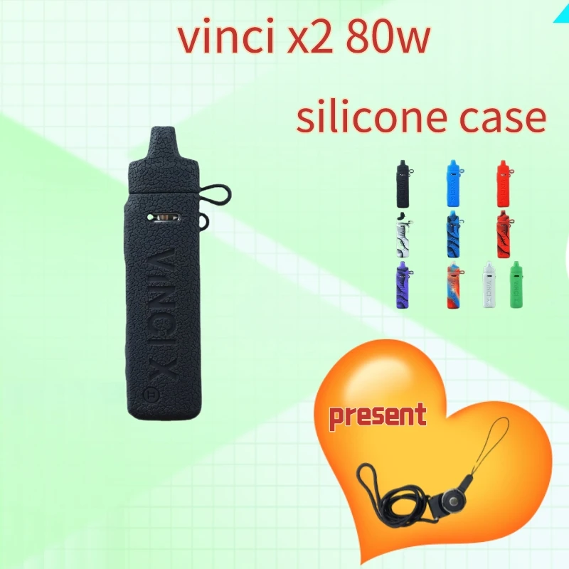 

New soft silicone protective case for vinci x2 80w no e-cigarette only case rubber sleeve shield wrap skin 1pcs