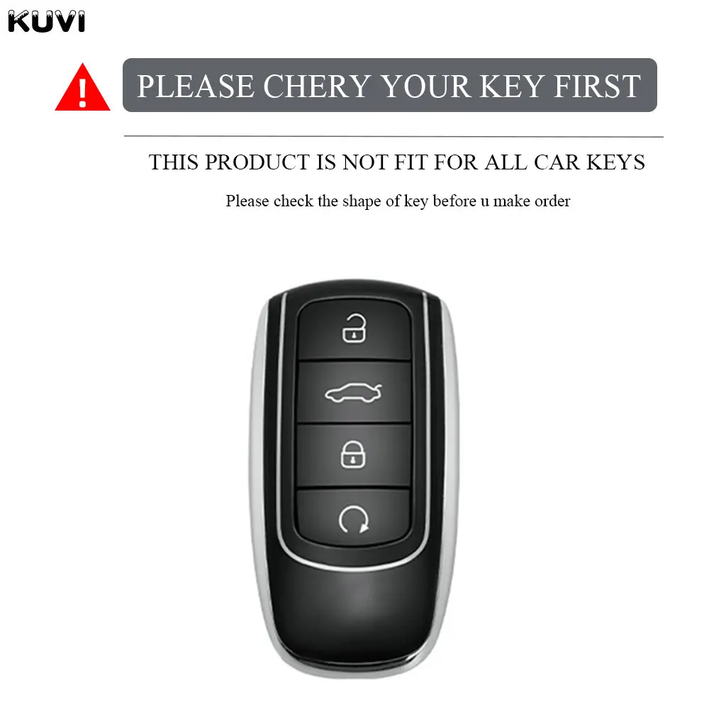 Новый ТПУ автомобильный чехол для ключа с дистанционным управлением Chery Tiggo 8 Pro