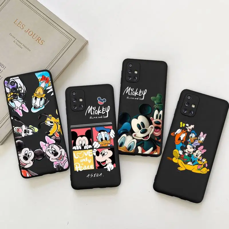 Купи Disney Mickey Mouse Carcasa Soft Toys Phone Case For Samsung Galaxy A73 A53 A13 A03S A52 A72 A12 A81 A30 A32 A50 A80 A71 A51 A31 за 90 рублей в магазине AliExpress