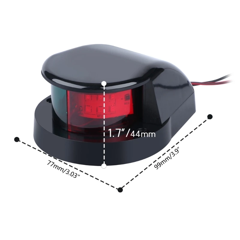 Носовые фонари для морских лодок с красным и зеленым светодиодом используемые