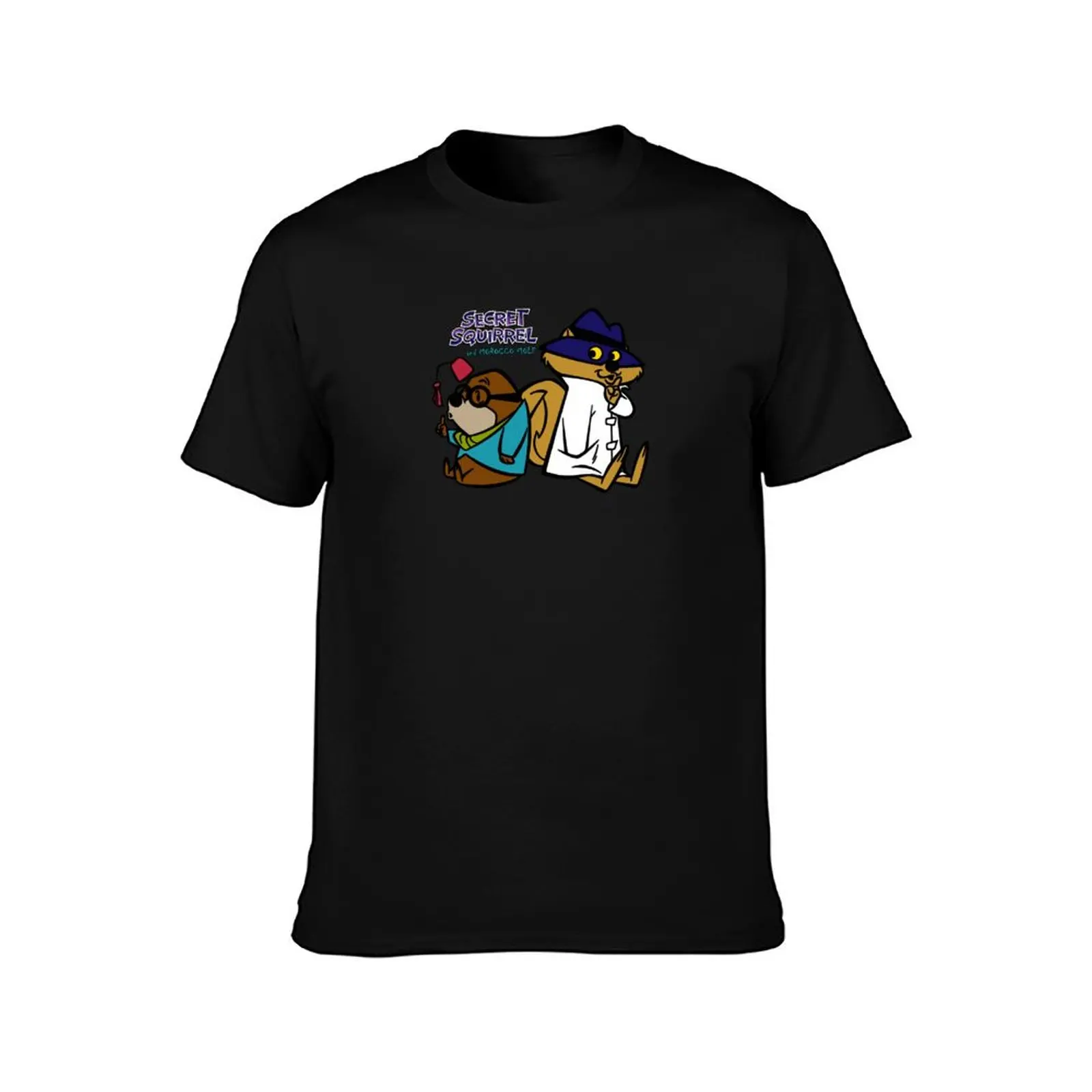 Фото Футболка Secret Squirrel & Morocco Mole, базовая однотонная футболка с короткими рукавами и круглым вырезом №2