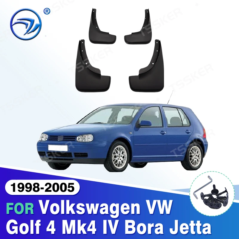 

Car Mud Flaps For VW Golf 4 Mk4 IV Bora Jetta 1998-2005 Mudflaps Splash Guards Front Rear Fender Mudguards 1999 2000 2001 2002