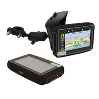 best waterproof gps 4 3 inch portable gps navigator motorcycle navigation with blue tooth fm transmitter