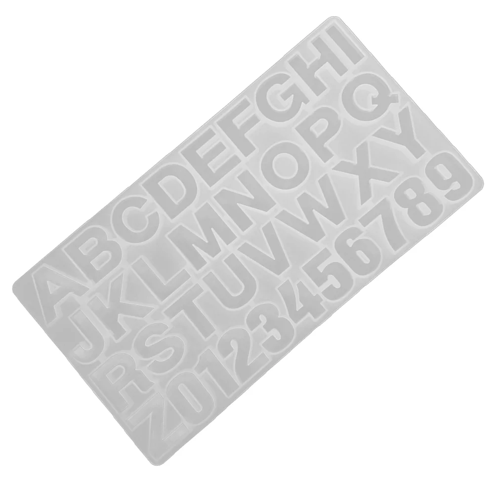 

Silicone Molds Letter Baking Chocolate Resin Epoxy Soap Mould Diy Jewelry Candy Number Fondant Mold Making Die Maker Cookie