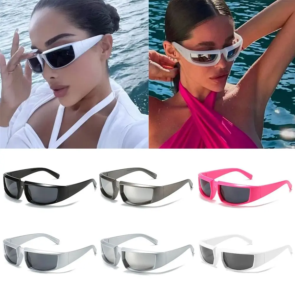 

Fashion Steampunk Sports Eyewear Women Sun Glasses Men's Shades Y2K Sunglasses Punk Goggles