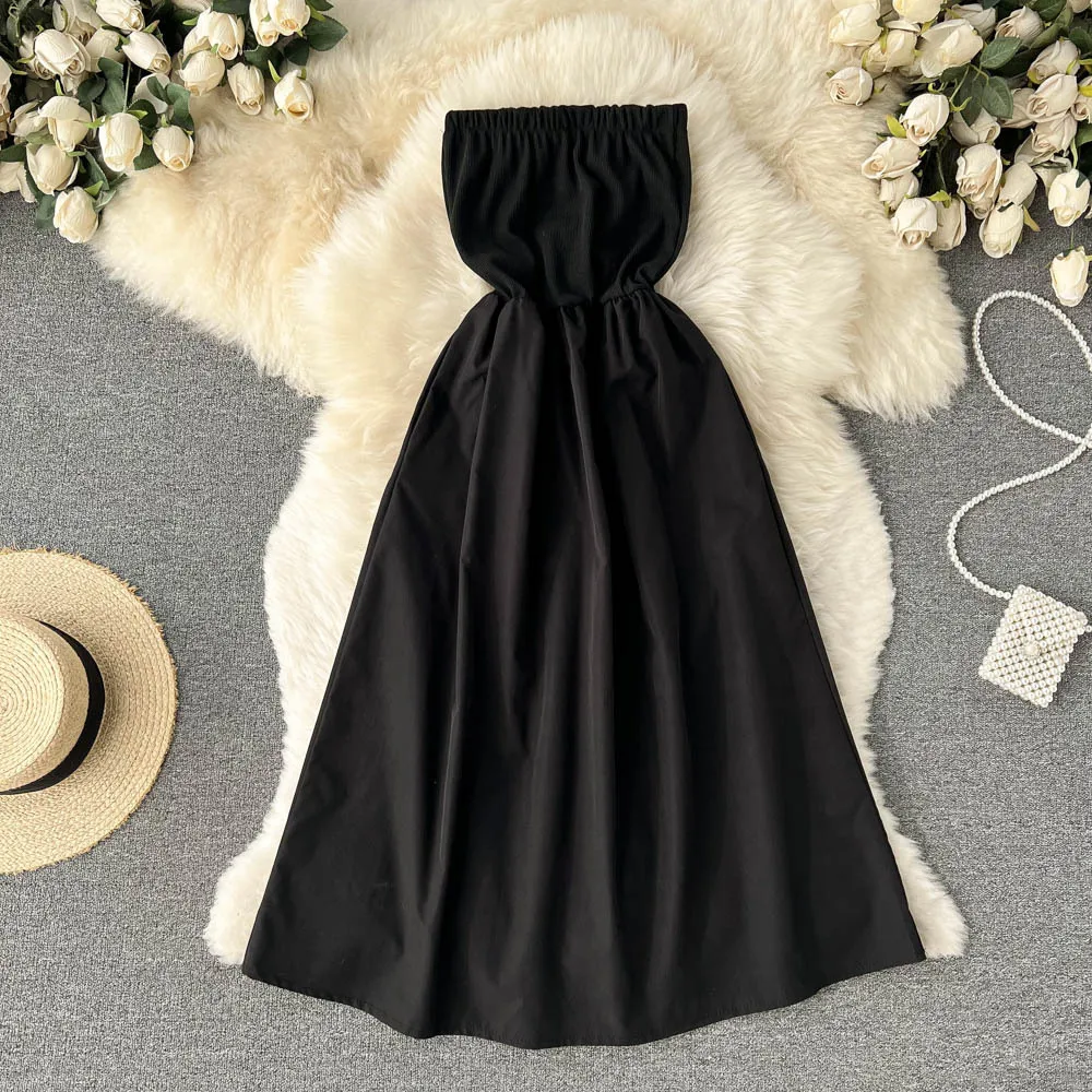 

Fashion New Fashion Sling Maternity Long Dress Black