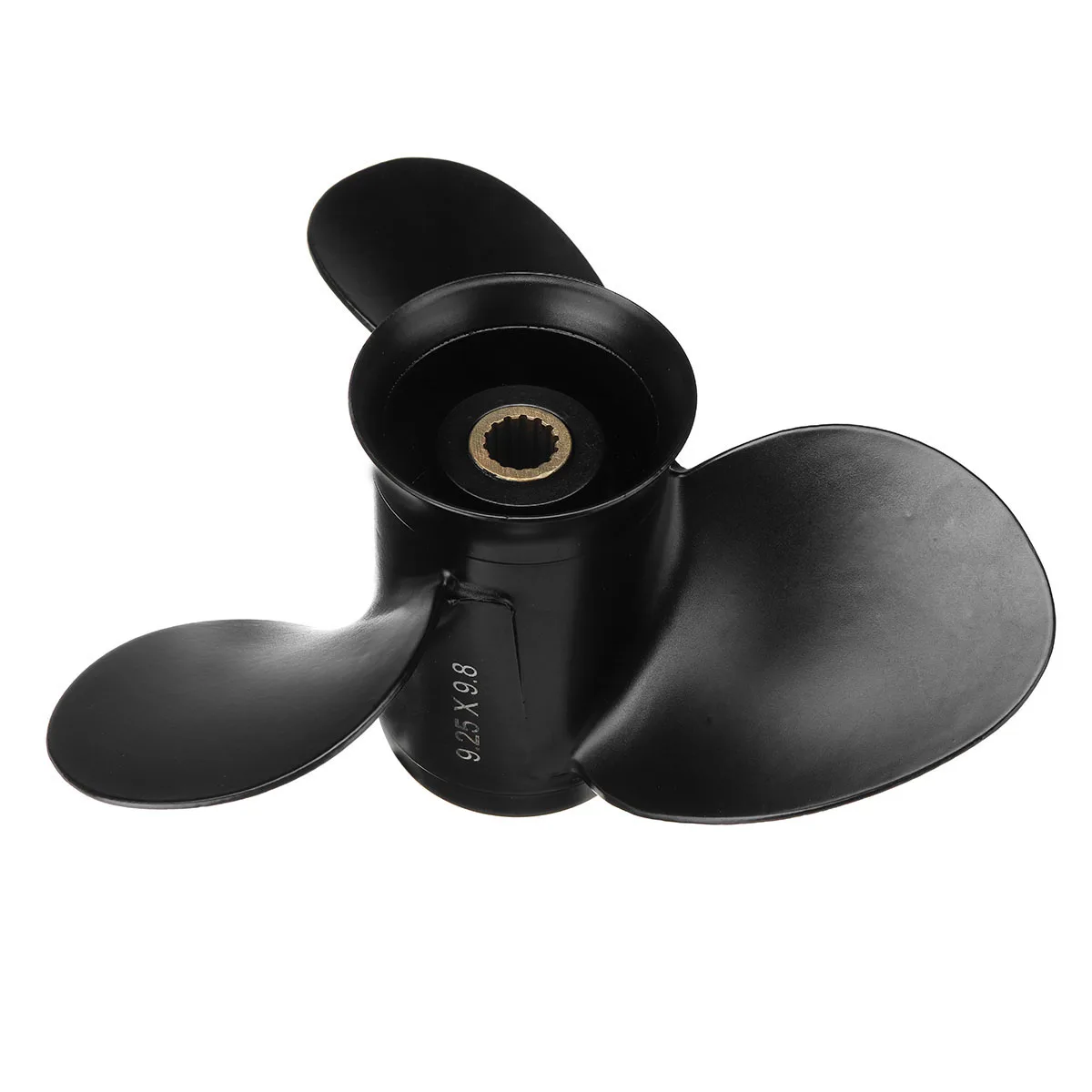 

Алюминиевый винт для подвесного мотора 362B641080 для Tohatsu-Mercury 9,9-20HP 9,25x9,8 14 шлицевых зубьев, 3 лезвия, Стандартное вращение, черный