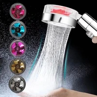 high pressure water saving spray shower head 360 rotated rainfall shower head fan bath handheld showerhead pressurized massage