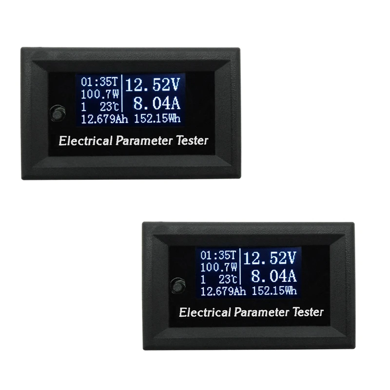 

AT14 7In1 Multifunction Tester Voltage Current Time Temperature Capacity Voltmeter Ammeter Electrical Meter