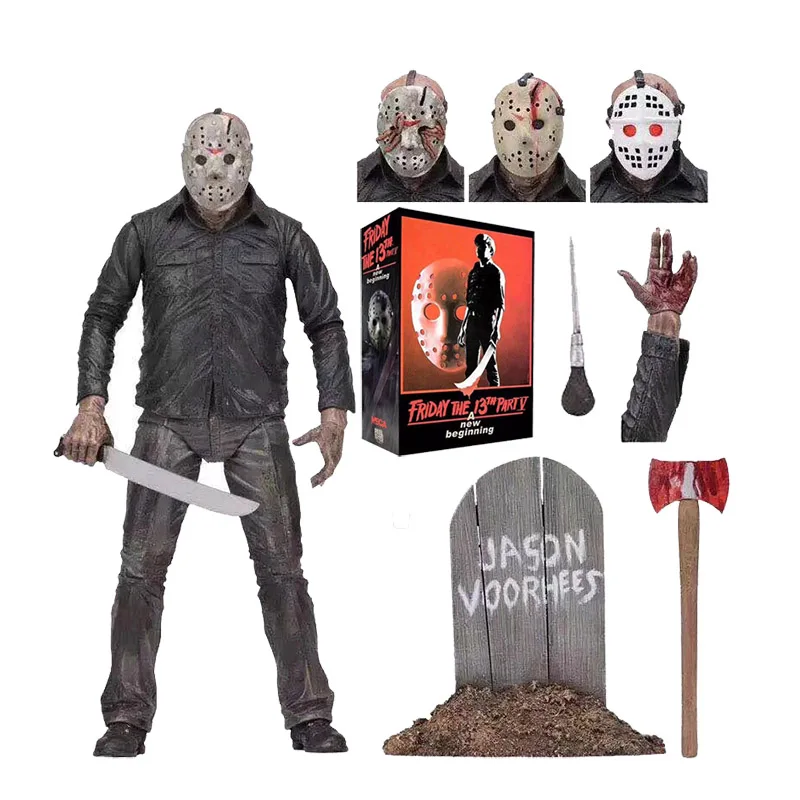 Фигурка NECA Фредди вурхи Джейсон экшн-фигурка игрушка ужас рождественский