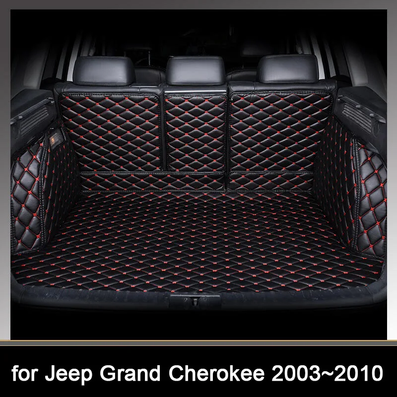 

Автомобильный коврик для багажника для Jeep Grand Cherokee WK 2003 ~ 2010, автомобильный искусственный внутренний декор, водонепроницаемые защитные накл...