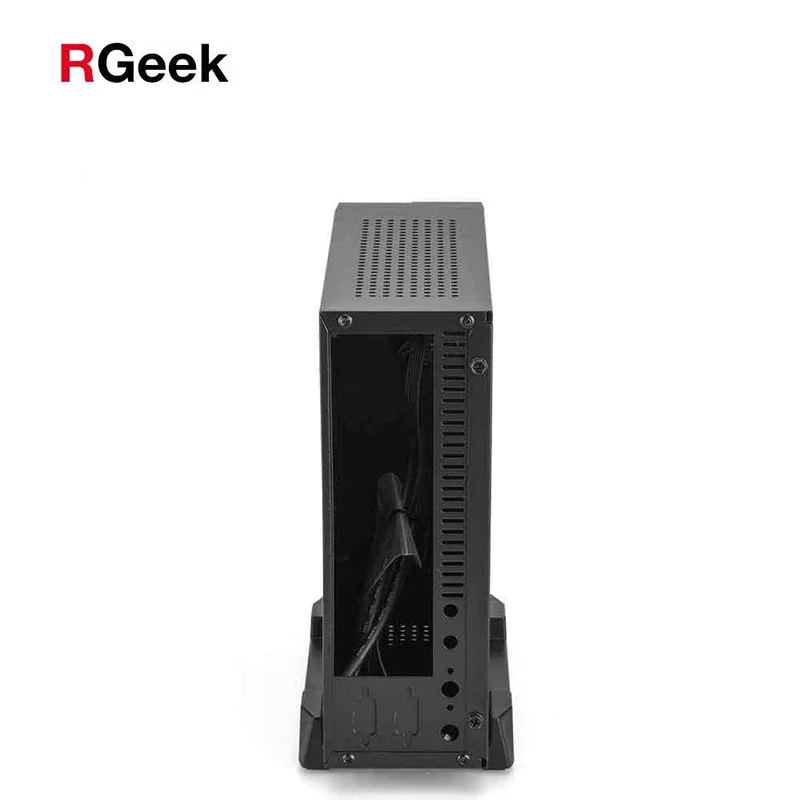 Корпус для компьютера RGeek Cheap SPCC Mini ITX, настольный корпус для ПК с аудио- и USB-портами, с кронштейном для крепления. (art.: 3920dbd681cb4) - 3920dbd681cb4