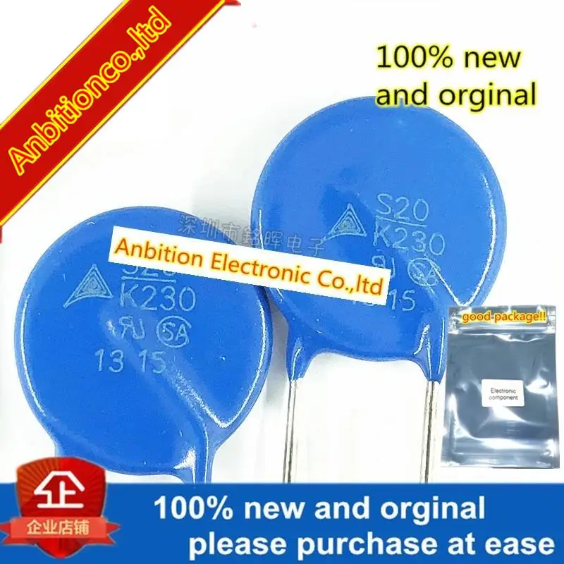 

10pcs 100% new and orginal Varistor B72220S2231K101 S20K230E2 S20K230 230V 20MM in stock