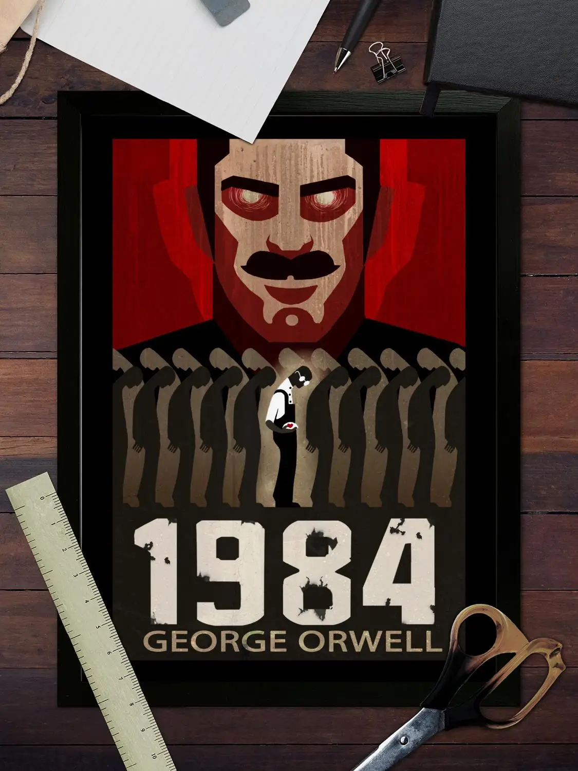 Печать на холсте 1984 Джорджа Оруэлла