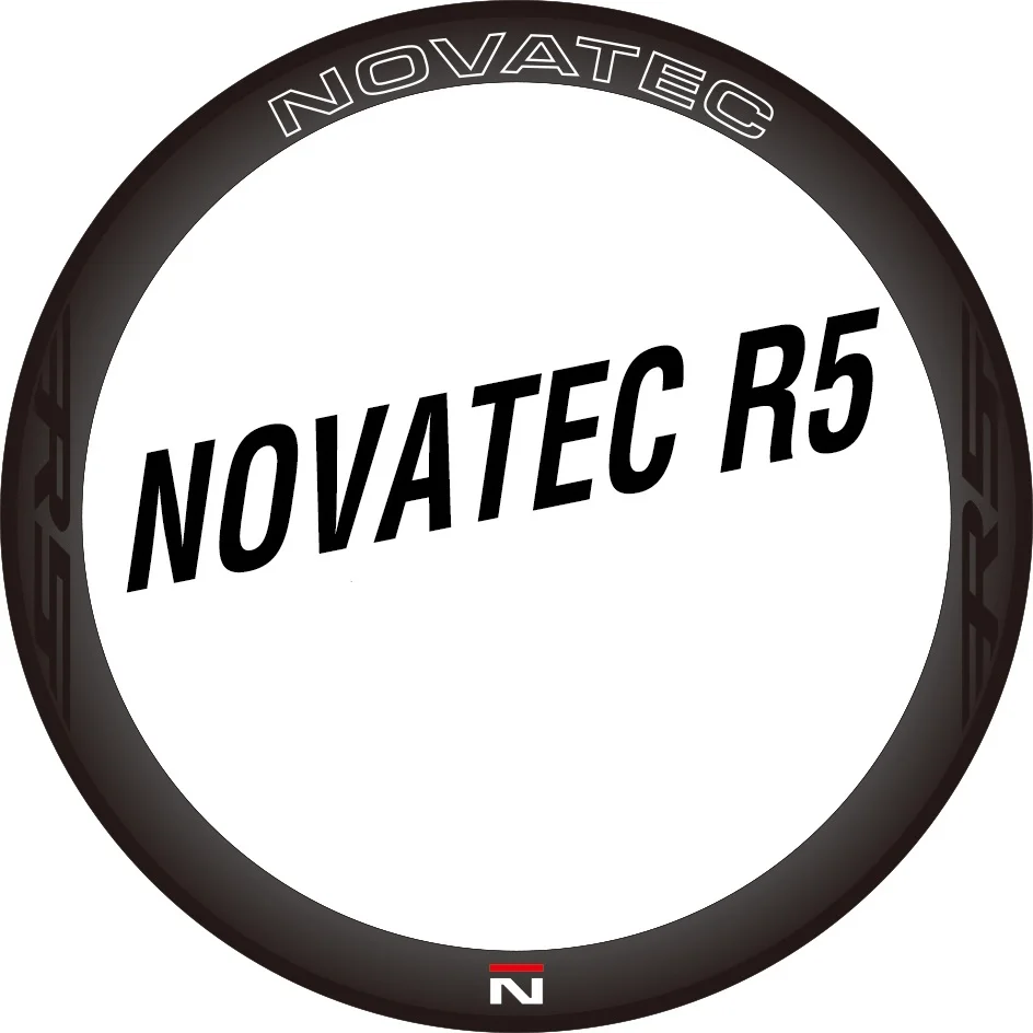 

Two Wheel Sticker set for novatec R5 50 Bike Bicycle Cycling Decals rim brake and disc brake
