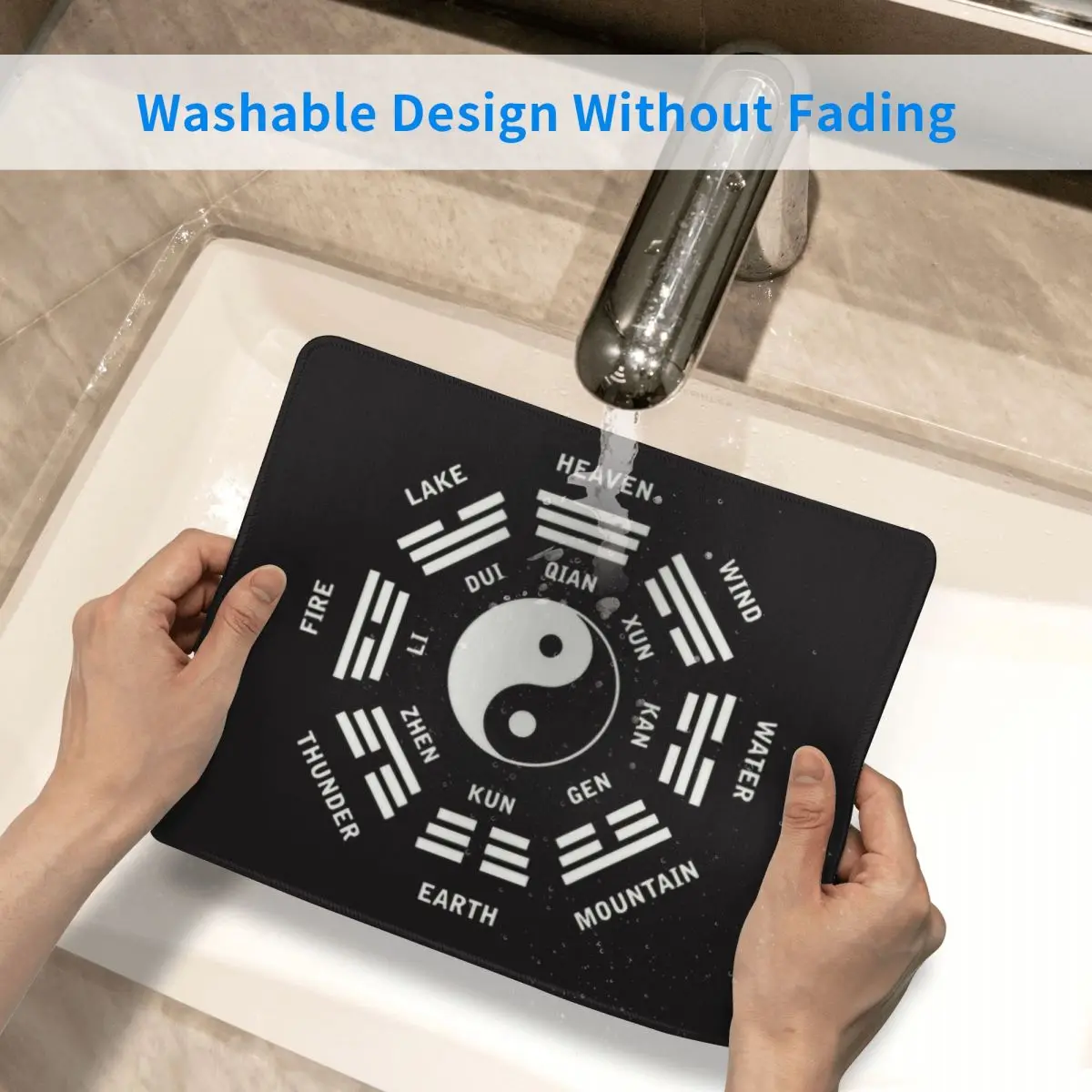 Фото Подкладка для мыши Tai Chi, Нескользящий Резиновый Базовый игровой коврик для мыши, аксессуары, китайские боевые искусства, офисный Настольный... №5