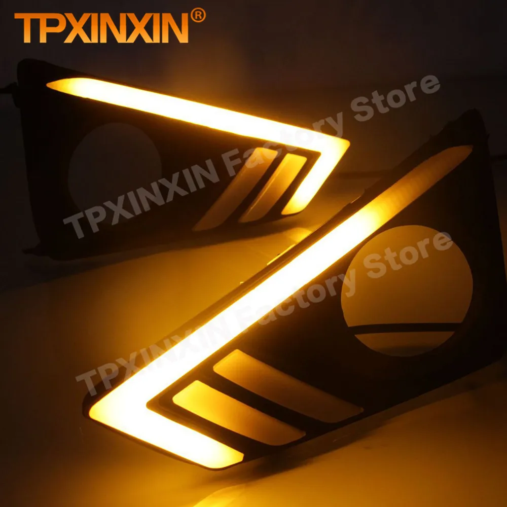 Автомобильные дневные ходовые огни DRL светодиодный Противотуманные фары с